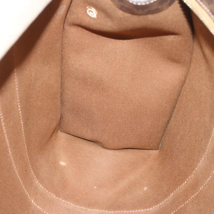 Celine Macadam Canvas Tote Bag PVC Brown Auth hk1145