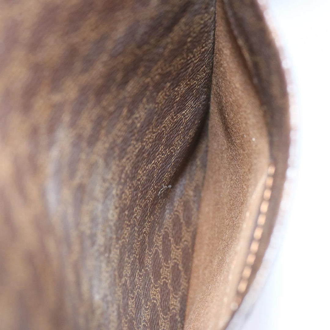 Celine Macadam Canvas Tote Bag PVC Brown Auth hk1145