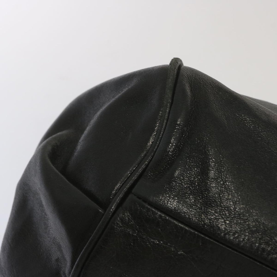 Chloe Etel Hand Bag Leather 2way Black hk1154