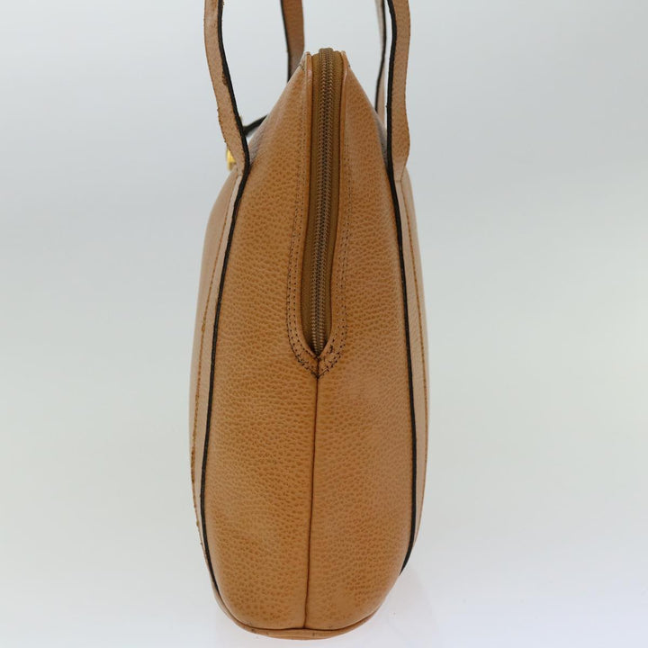 CHRISTIAN Top quality Dior Shoulder Bag Leather Brown Auth hk1183