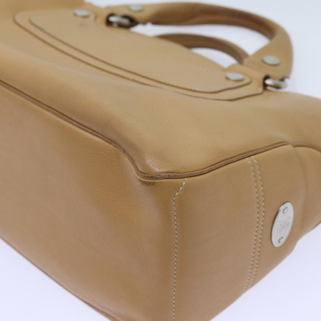 Celine Boogie Hand Bag Leather Beige  hk1218