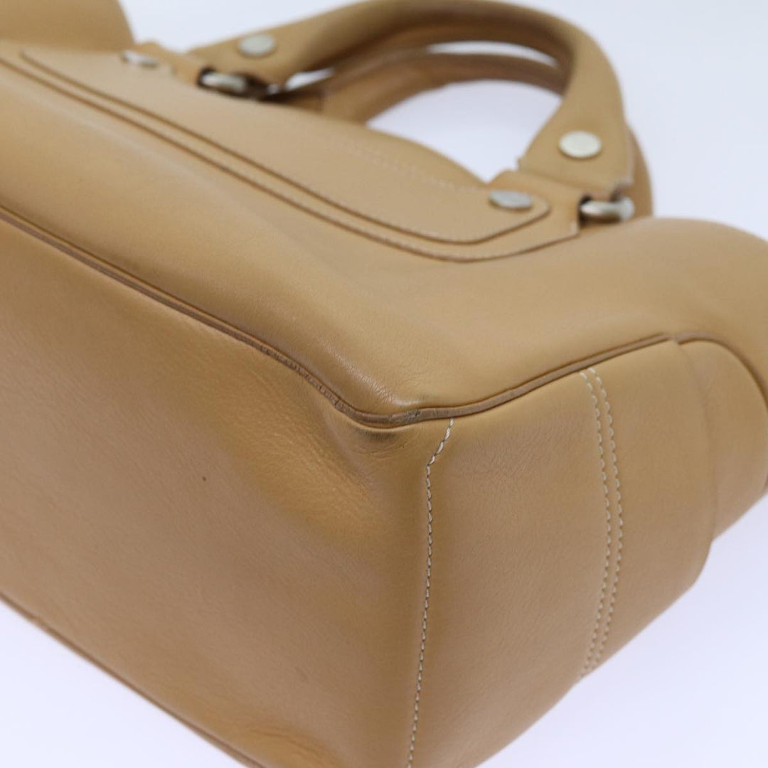 Celine Boogie Hand Bag Leather Beige  hk1218