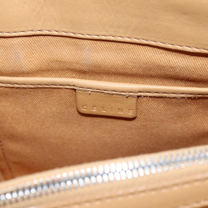 Celine Boogie Hand Bag Leather Beige  hk1218