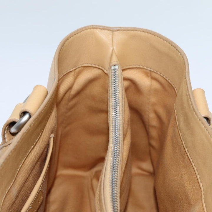 Celine Boogie Hand Bag Leather Beige  hk1218