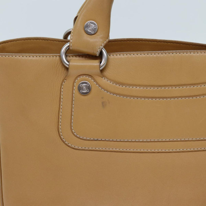 Celine Boogie Hand Bag Leather Beige  hk1218