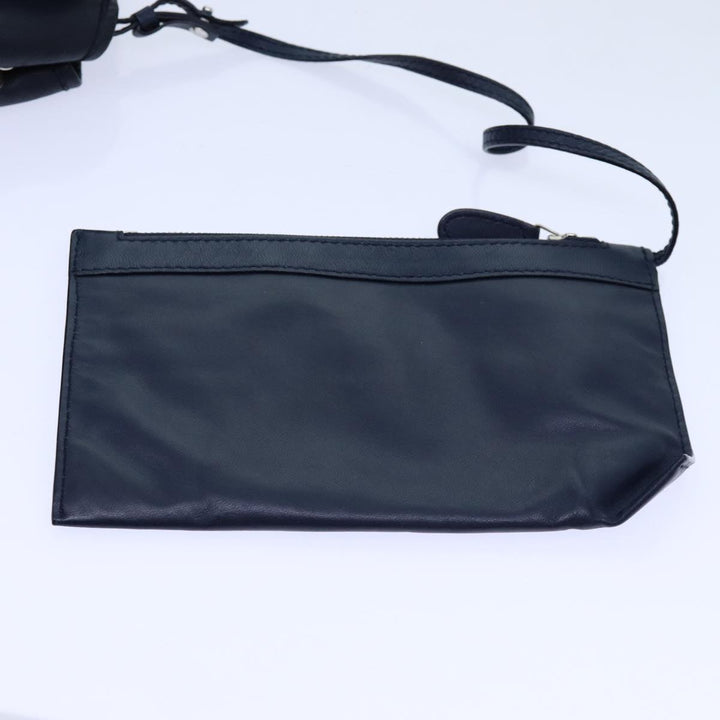 Top Quality Balenciaga Cabas Hand Bag Leather Navy Auth hk1228