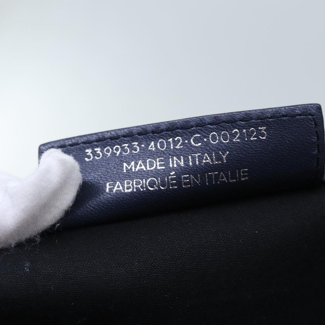 Top Quality Balenciaga Cabas Hand Bag Leather Navy Auth hk1228
