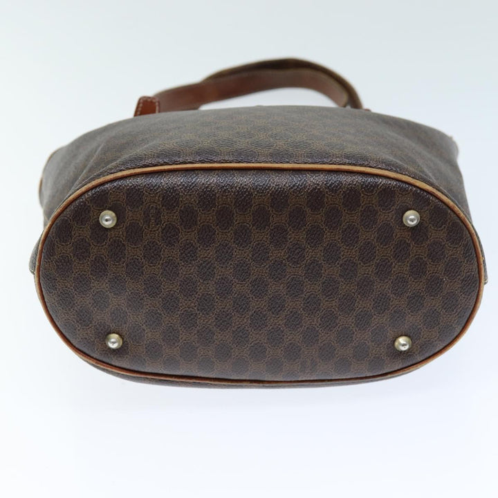 Celine Macadam Canvas Tote Bag PVC Brown Auth hk1312