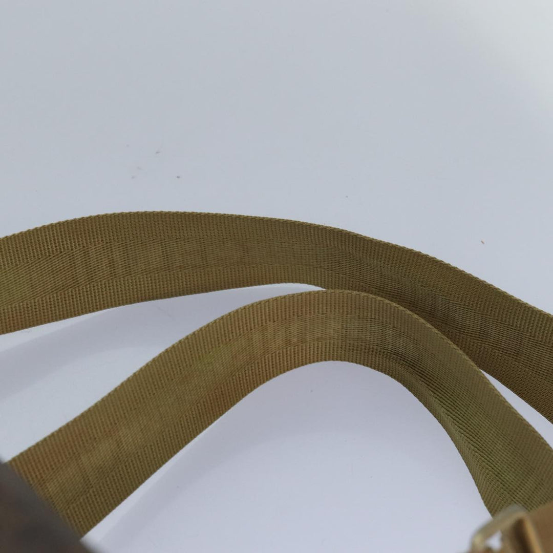 Top Quality Celine Macadam Canvas Backpack PVC Brown Auth hk1383