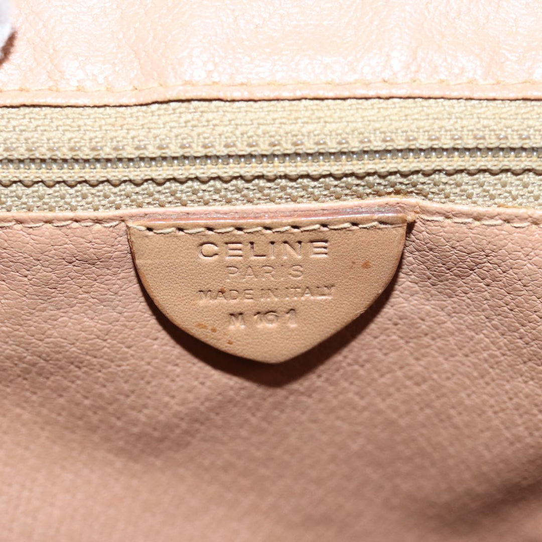 Top Quality Celine Macadam Canvas Backpack PVC Brown Auth hk1383