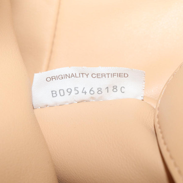 Bottega veneta Hand Bag Leather 2way Beige Auth hk1443