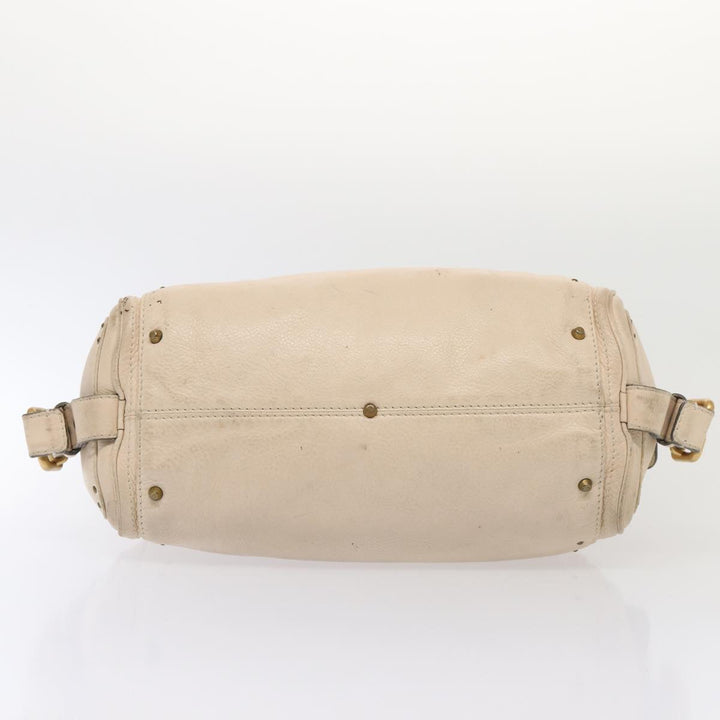 Chloe Paddington Hand Bag Leather Vanilla hk1448