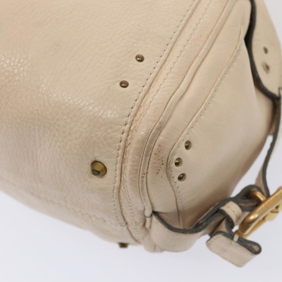 Chloe Paddington Hand Bag Leather Vanilla hk1448