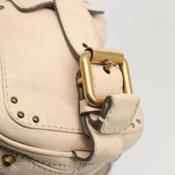 Chloe Paddington Hand Bag Leather Vanilla hk1448