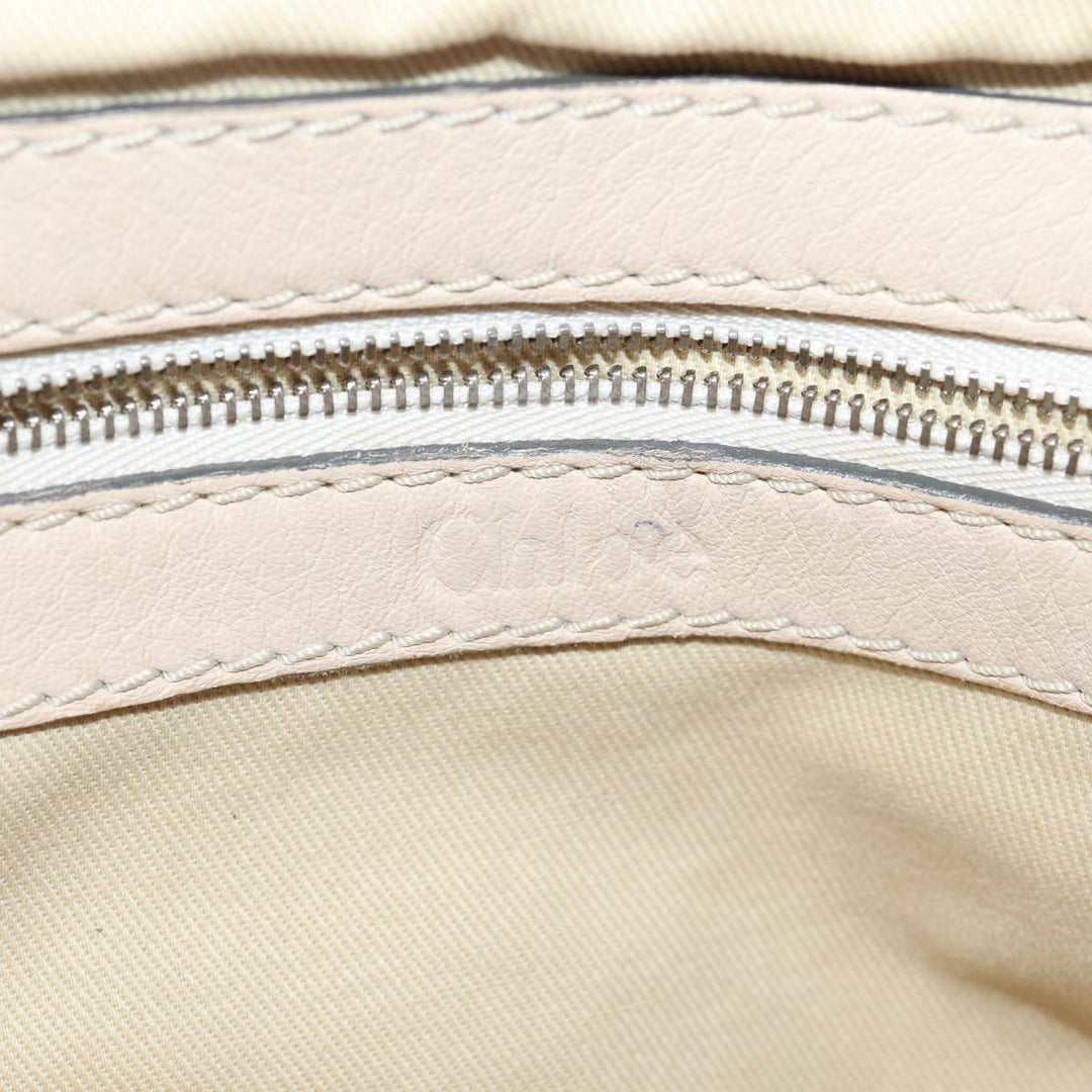 Chloe Paddington Hand Bag Leather Vanilla hk1448