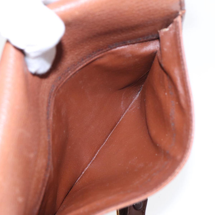 BurberrySs Shoulder Bag Leather Brown Auth hk1530