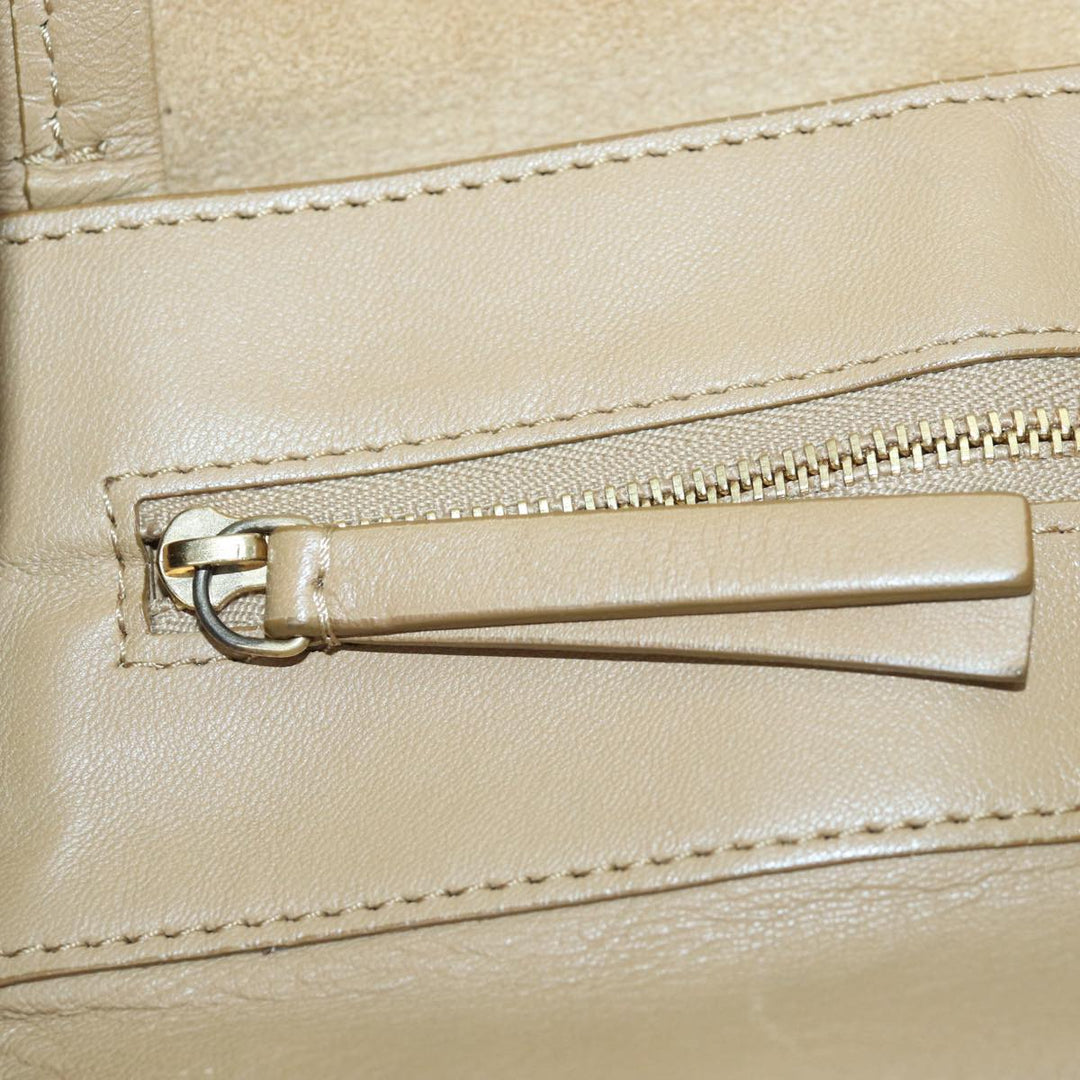 Celine Horizontalkava Tote Bag Leather Blue Auth hk1542