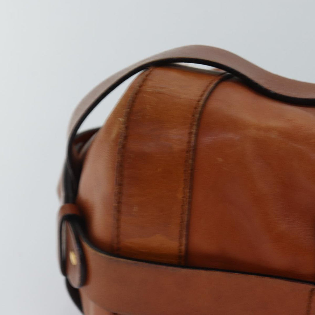 Chloe Kerala Hand Bag Leather Brown Gold hk1581