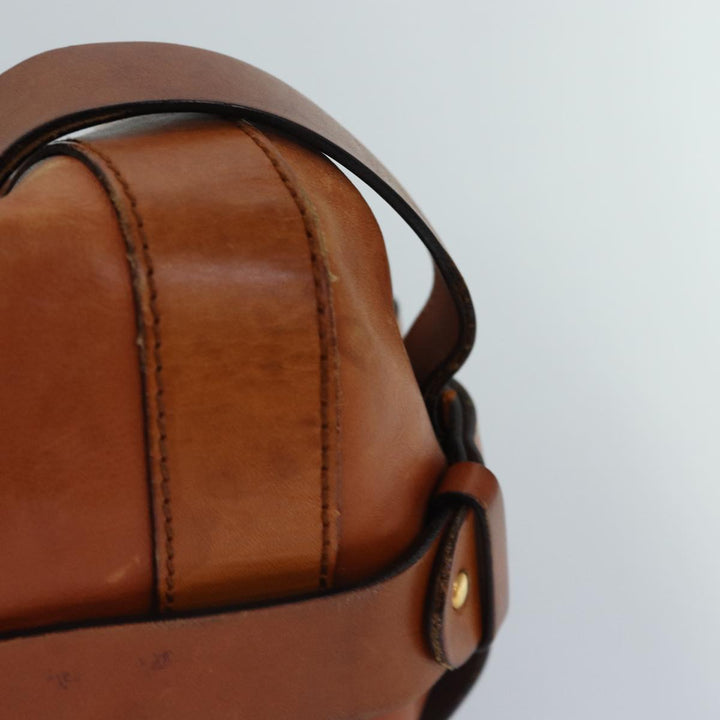 Chloe Kerala Hand Bag Leather Brown Gold hk1581