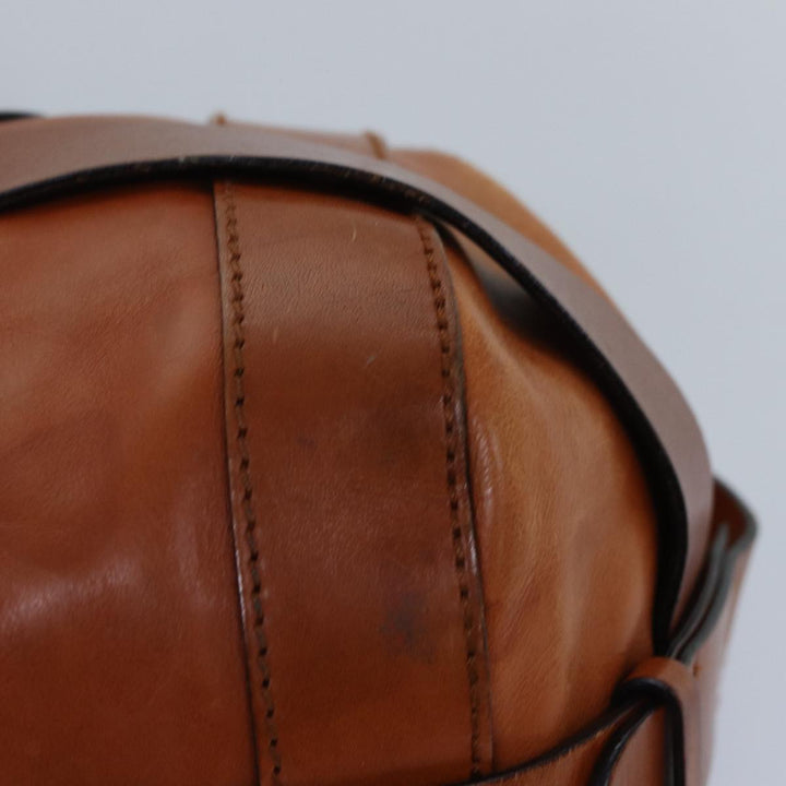 Chloe Kerala Hand Bag Leather Brown Gold hk1581