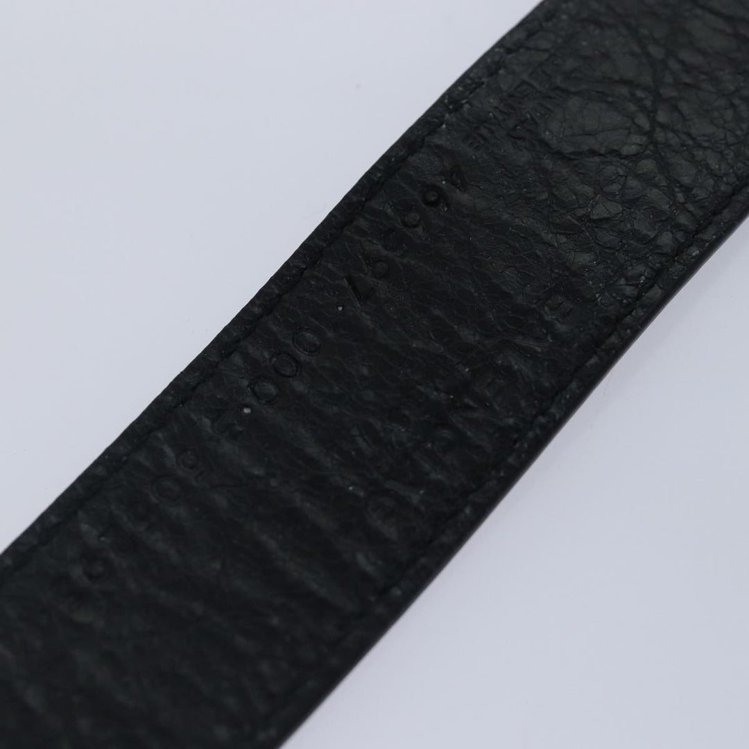 Top Quality Balenciaga Bangle Bracelet Leather Black 466597 Auth hk1591