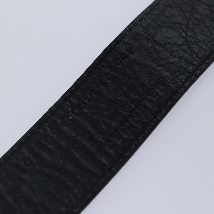 Top Quality Balenciaga Bangle Bracelet Leather Black 466597 Auth hk1591