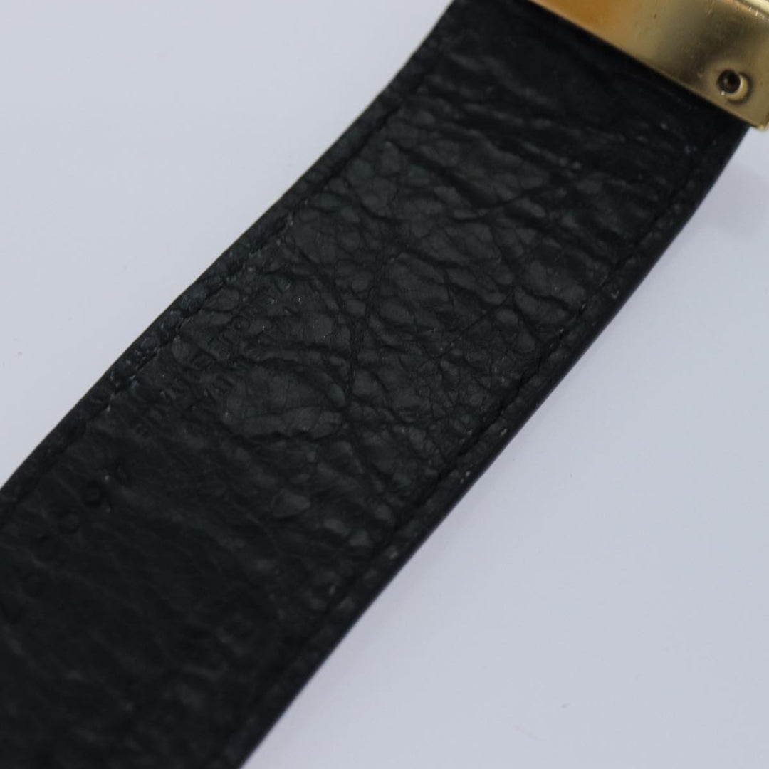 Top Quality Balenciaga Bangle Bracelet Leather Black 466597 Auth hk1591