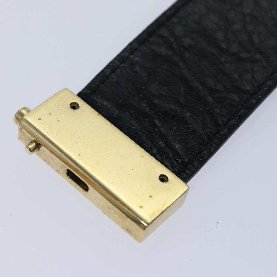Top Quality Balenciaga Bangle Bracelet Leather Black 466597 Auth hk1591