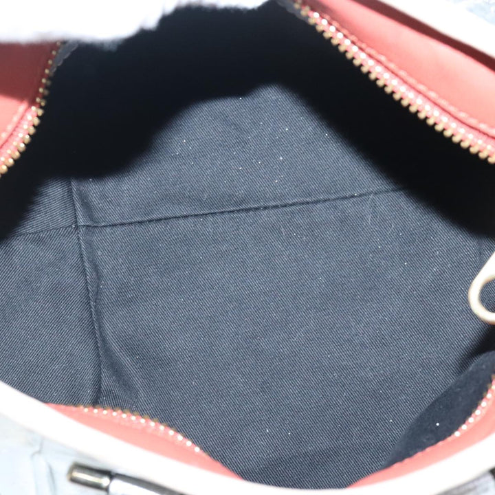 Chloe Etel Hand Bag Leather 2way Silver hk1743