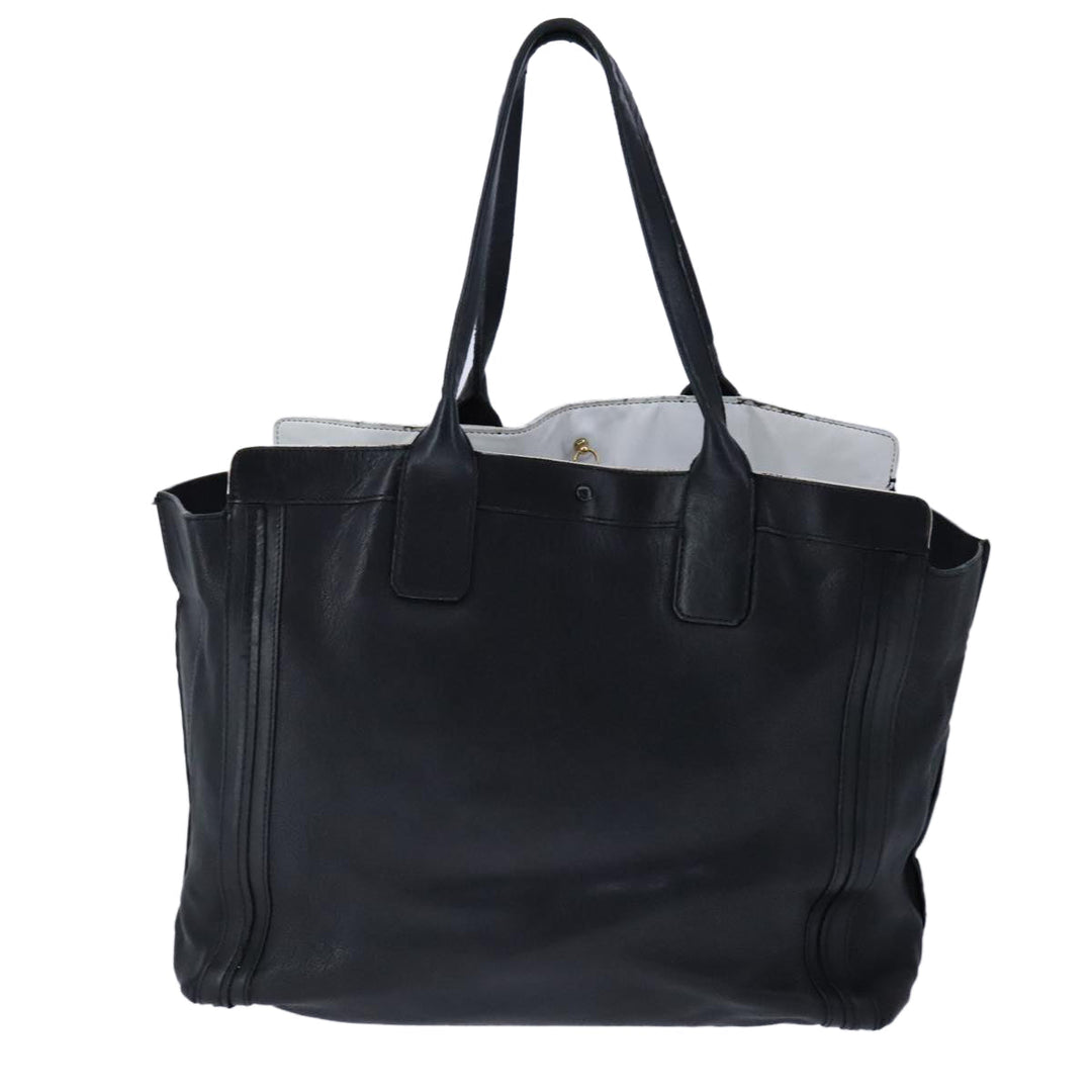 Chloe Alison Tote Bag Leather Gold Black hk1874