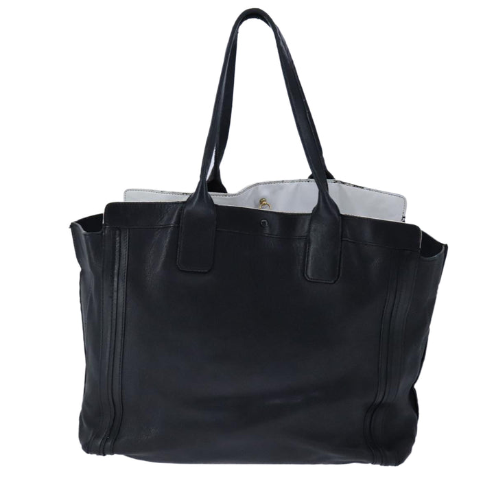 Chloe Alison Tote Bag Leather Gold Black hk1874