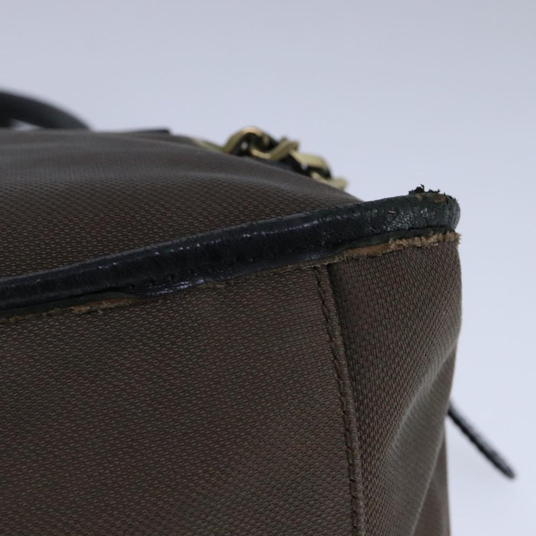 Chloe Harley Shoulder Bag Canvas Brown hk1877