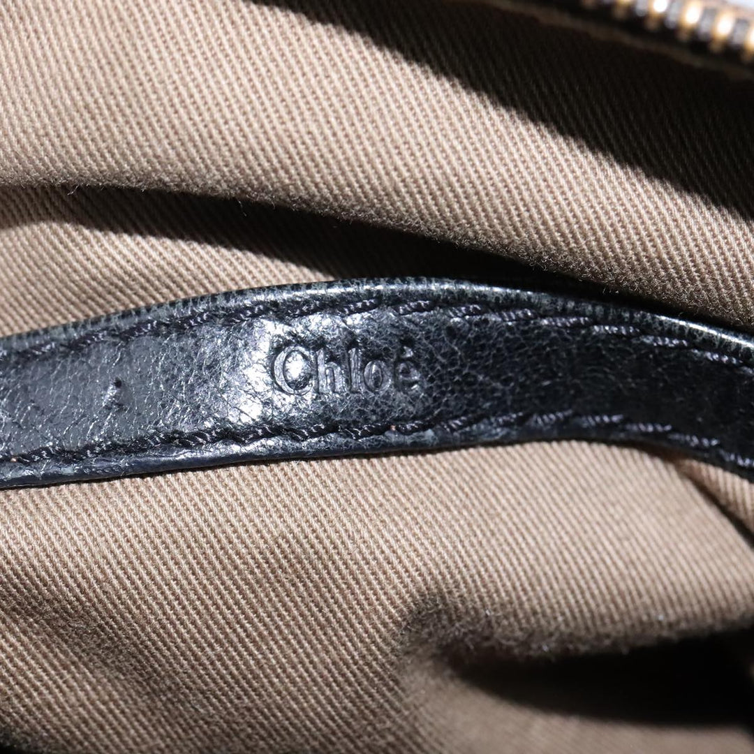 Chloe Harley Shoulder Bag Canvas Brown hk1877