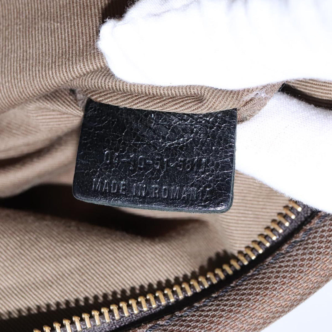 Chloe Harley Shoulder Bag Canvas Brown hk1877