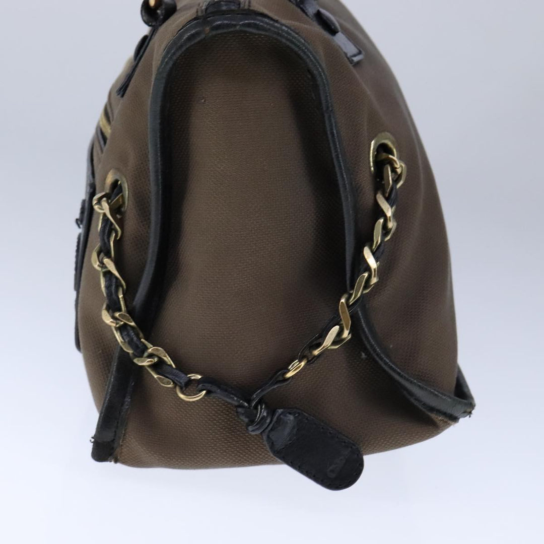 Chloe Harley Shoulder Bag Canvas Brown hk1877