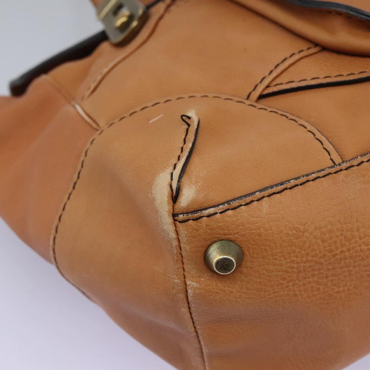 Chloe Shoulder Bag Leather Brown hk2103