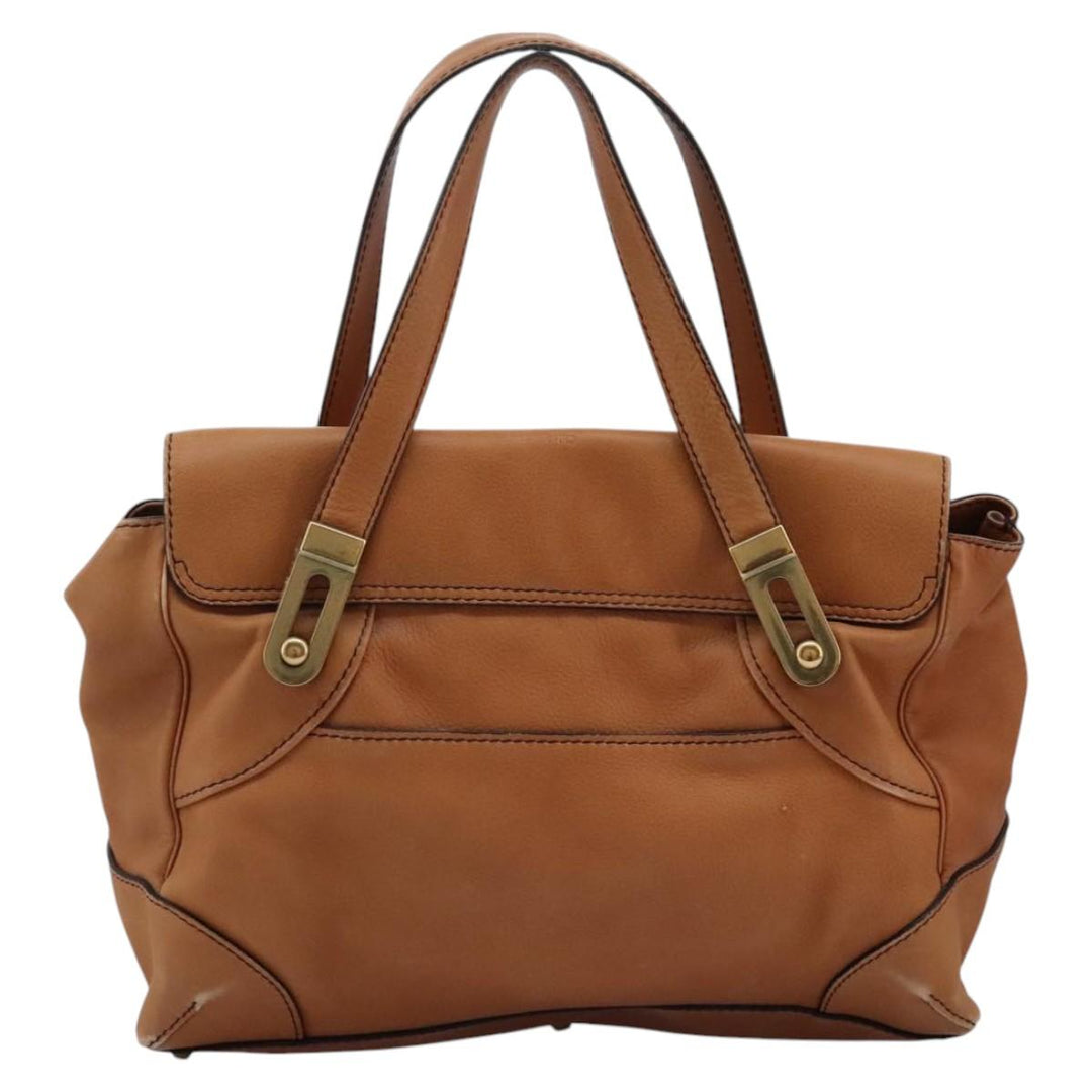 Chloe Shoulder Bag Leather Brown hk2103