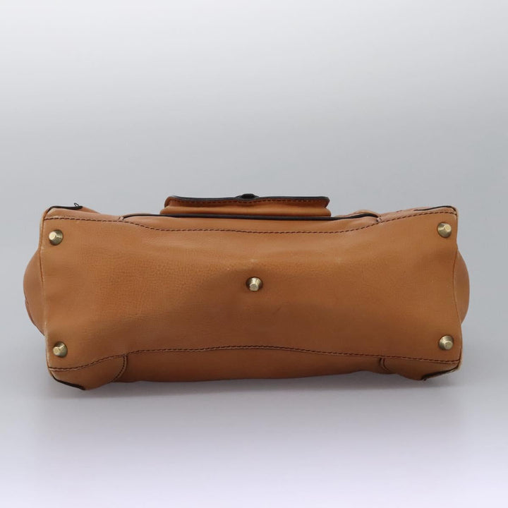 Chloe Shoulder Bag Leather Brown hk2103