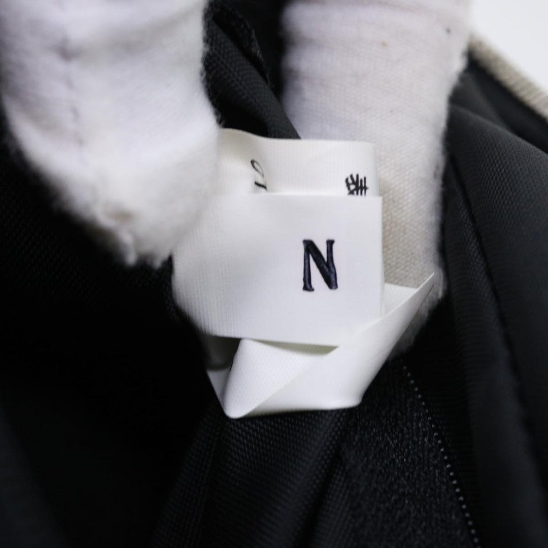 BurberrySs Nova Check Blue Label Hand Bag Nylon Black Beige Auth hk826