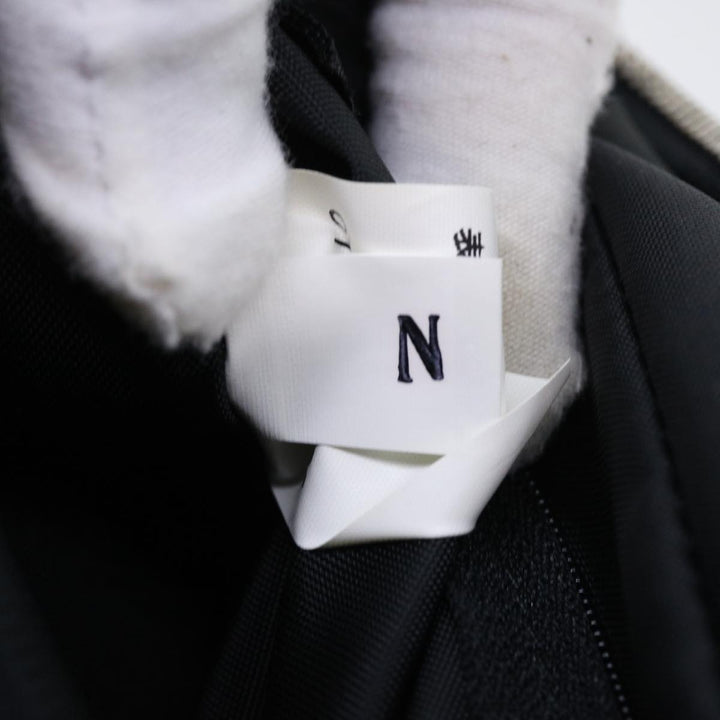 BurberrySs Nova Check Blue Label Hand Bag Nylon Black Beige Auth hk826
