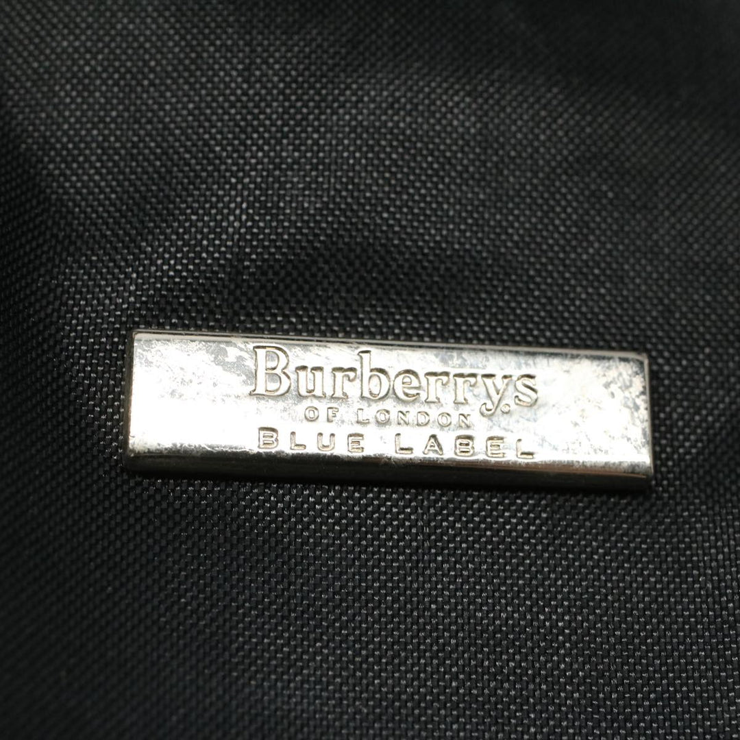 BurberrySs Shoulder Bag Nylon Black Auth hk862
