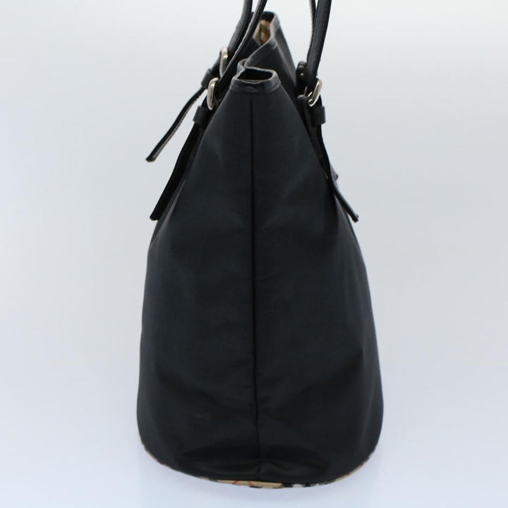 BurberrySs Shoulder Bag Nylon Black Auth hk862