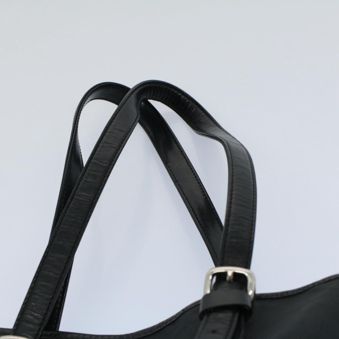 BurberrySs Shoulder Bag Nylon Black Auth hk862