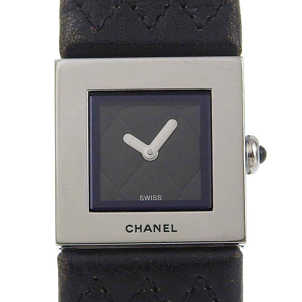 Top Quality Chanel Matelasse Quartz Watch Stainless Steel/Leather
