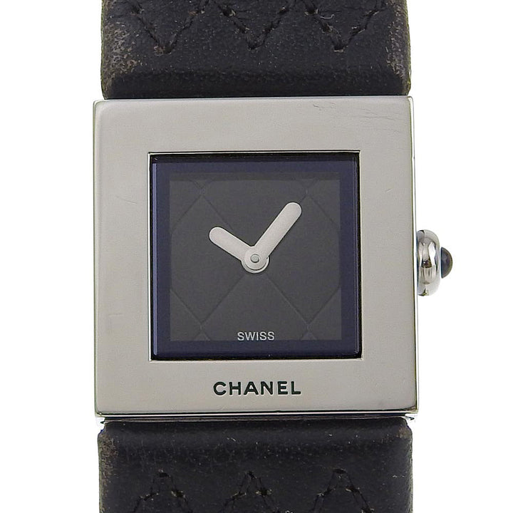 Top Quality Chanel Matelasse Quartz Watch Stainless Steel/Leather