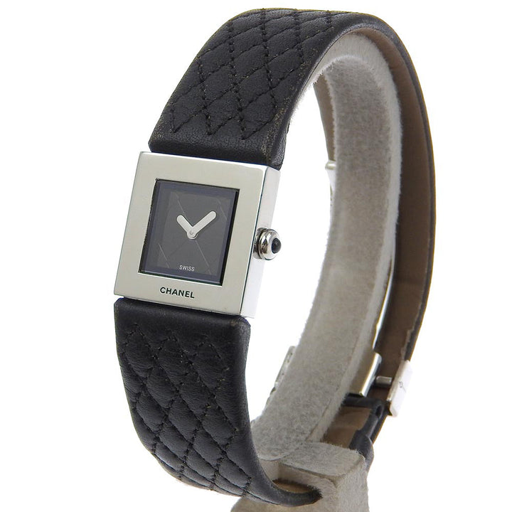 Top Quality Chanel Matelasse Quartz Watch Stainless Steel/Leather