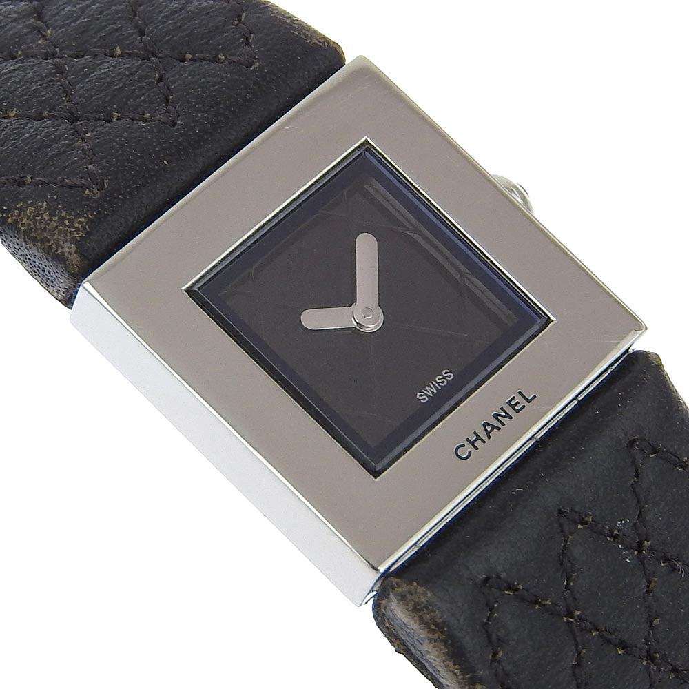Top Quality Chanel Matelasse Quartz Watch Stainless Steel/Leather
