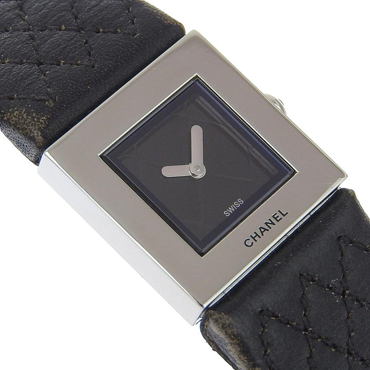 Top Quality Chanel Matelasse Quartz Watch Stainless Steel/Leather