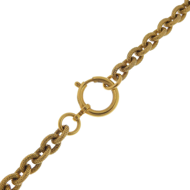 Top Quality Chanel Coco Mark Necklace Gold Plated Glass