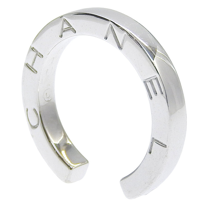 Top Quality Chanel Signature Ring K18 White Gold 5.5